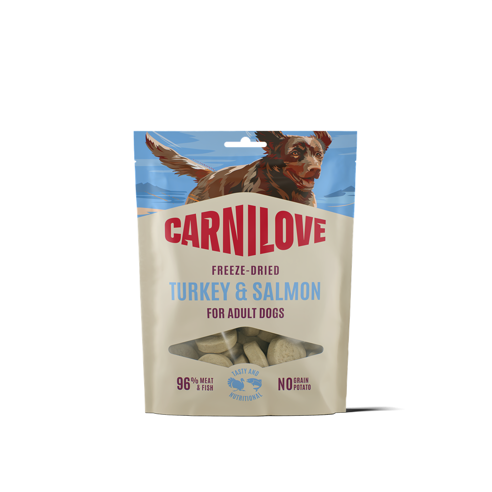 Carnilove Dog Freeze Dried Turkey & Salmon hundgodis 60 g