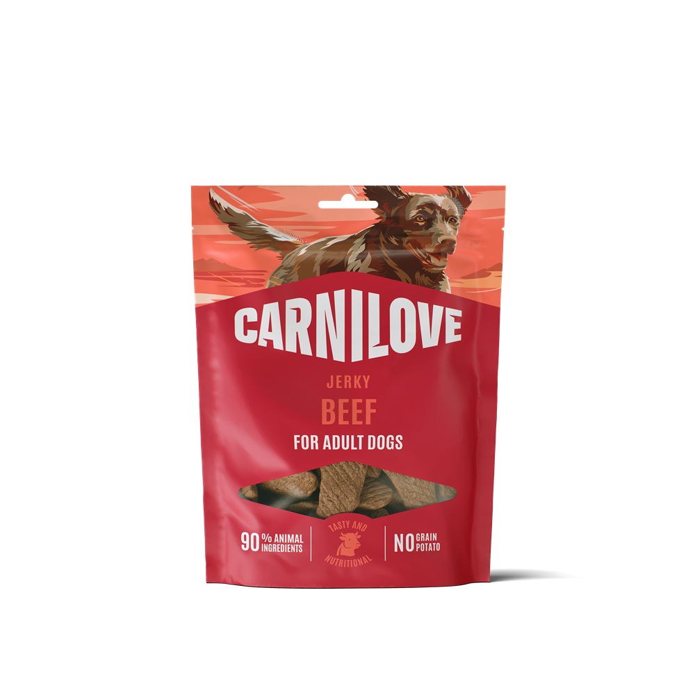 Carnilove Dog Jerky Beef fillet hundgodis 100 g