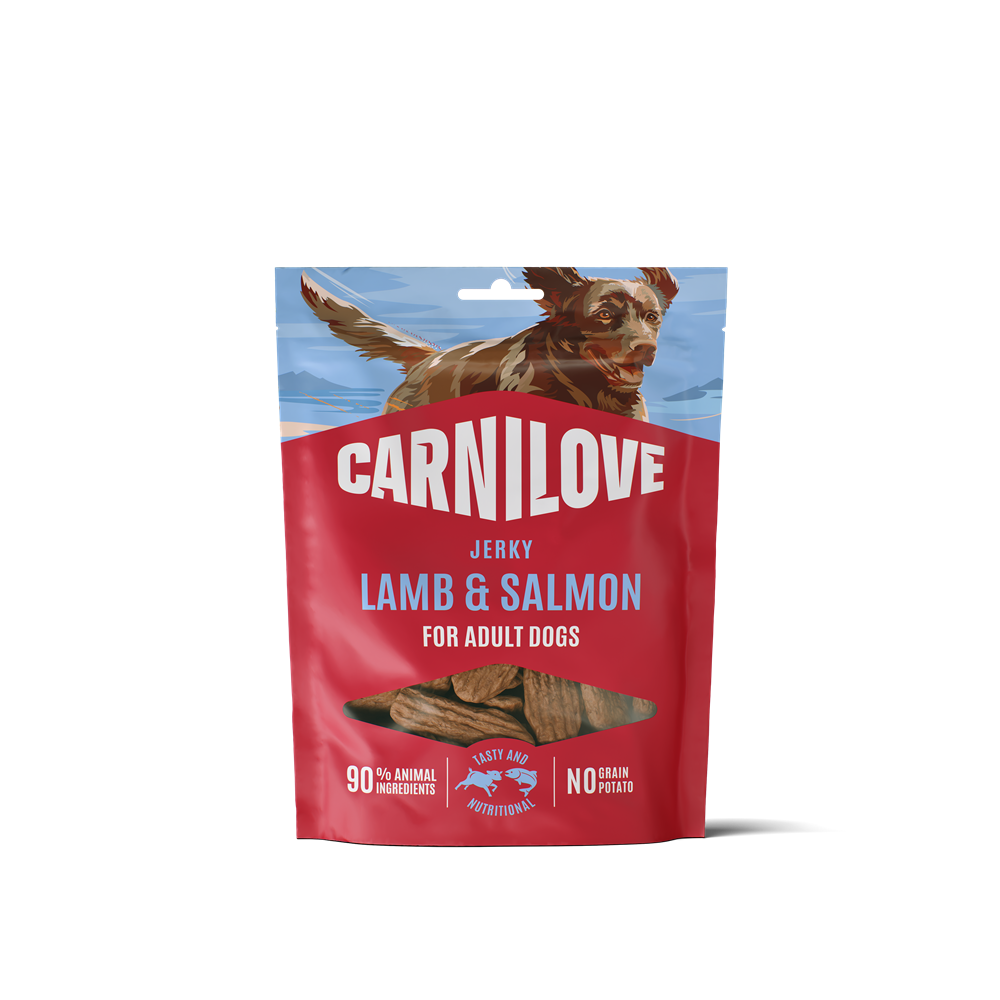 Carnilove Dog Jerky Lamb & Salmon hundgodis 100 g