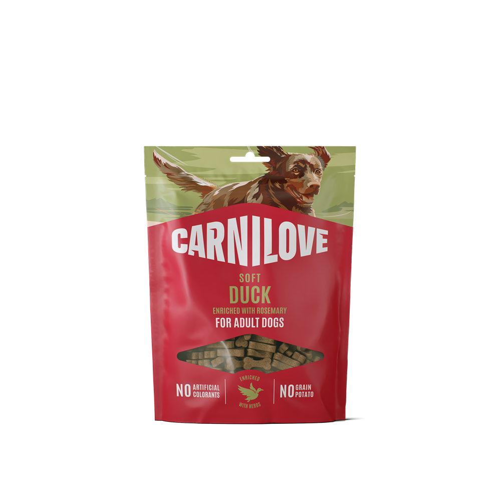Carnilove Dog Soft Snack Duck enriched with Rosemary - 200 g