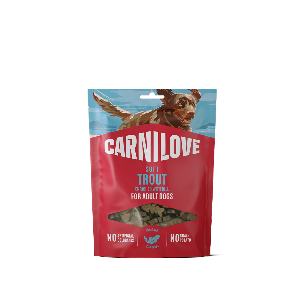 Dog Soft Snack Trout enriched with Dill 200g