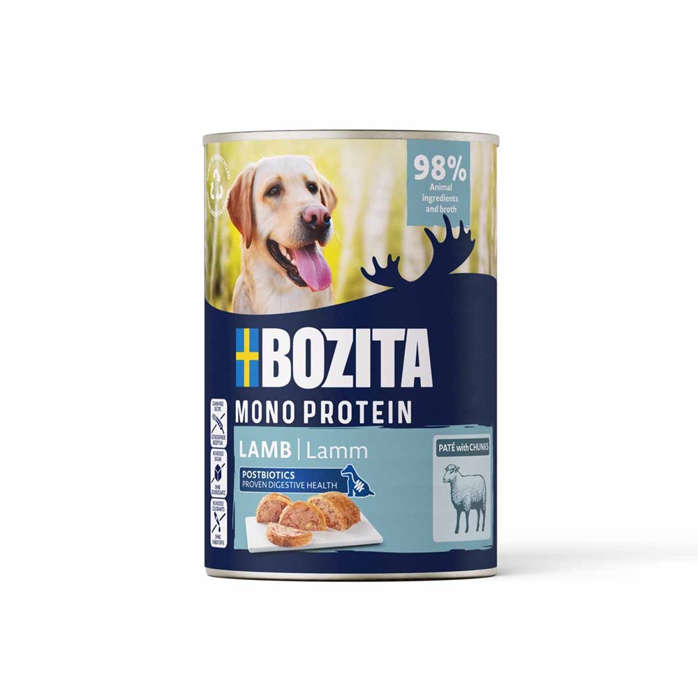 Bozita Dog Pate Lamb Våtfoder till hund 6x400g
