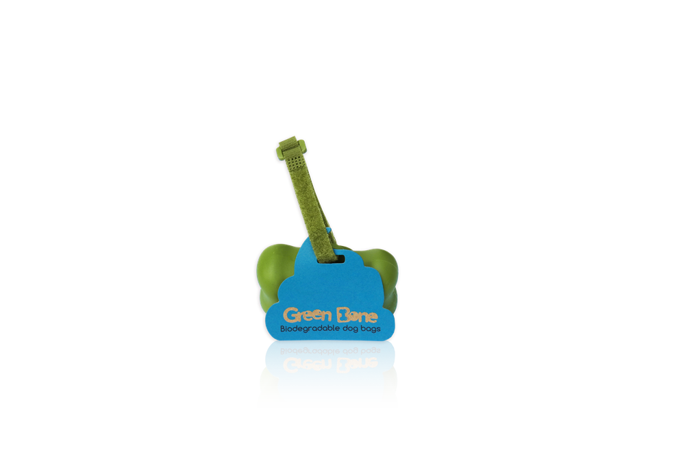 Green Bone Dispenser + 1 rulle Unscented