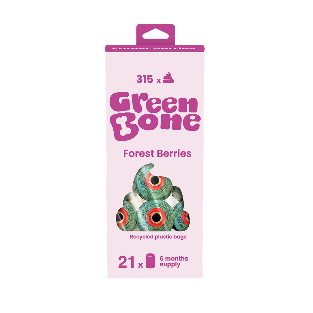Green Bone Bajsp&aring;sar Forest Berries 21-pack