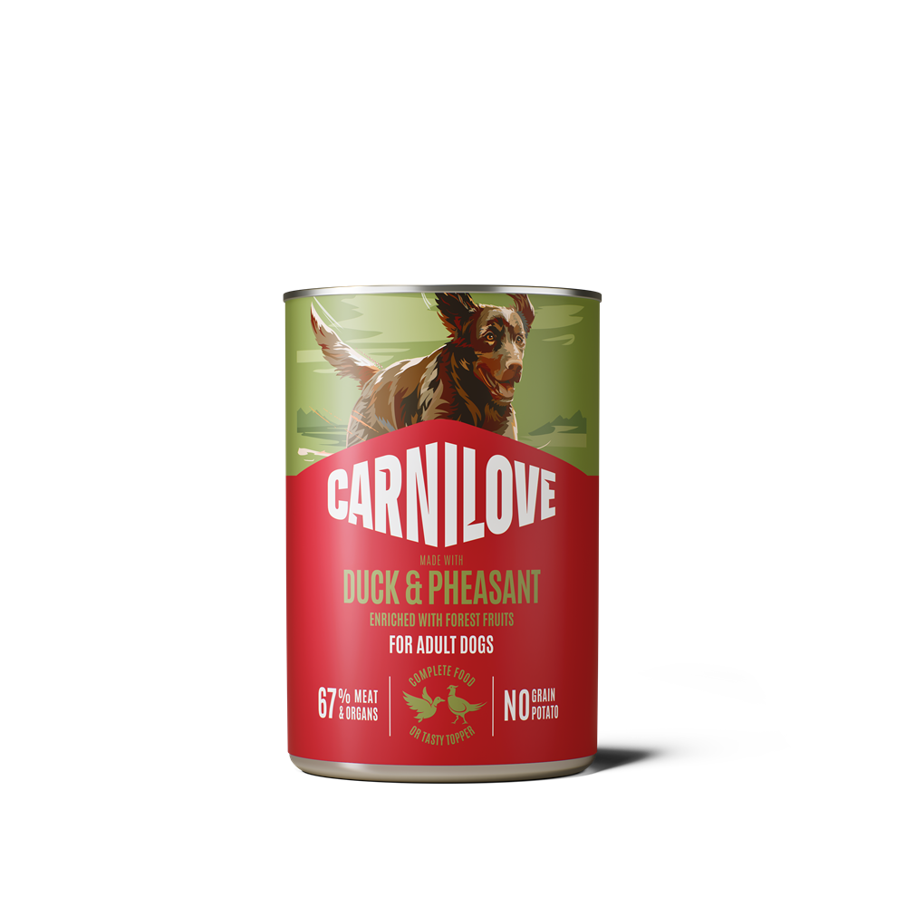 Carnilove Dog Paté Duck & Pheasant Våtfoder för hund 6x400g