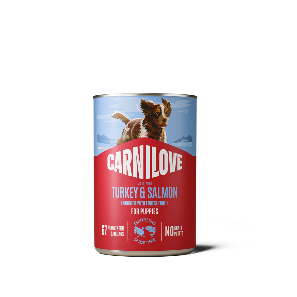 Carnilove Dog Paté Salmon & Turkey Våtfoder för valp 6x400g