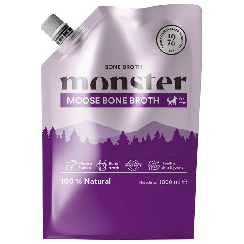 Monster Dog Bone Broth Moose 1000 ml