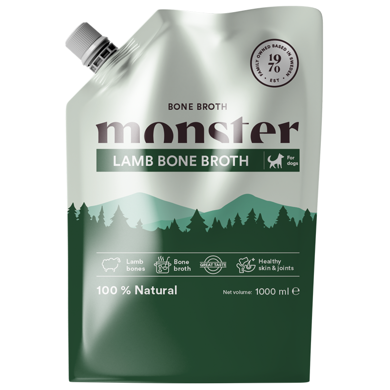 Monster Dog Bone Broth Lamb 1000 ml