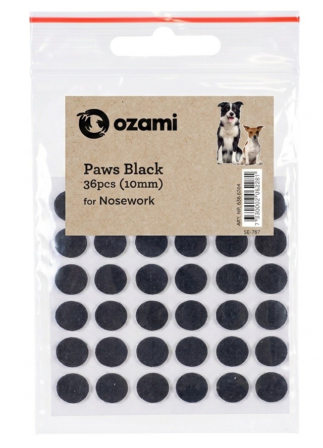 Ozami Nosework Tassar svart 36 st (10 mm)