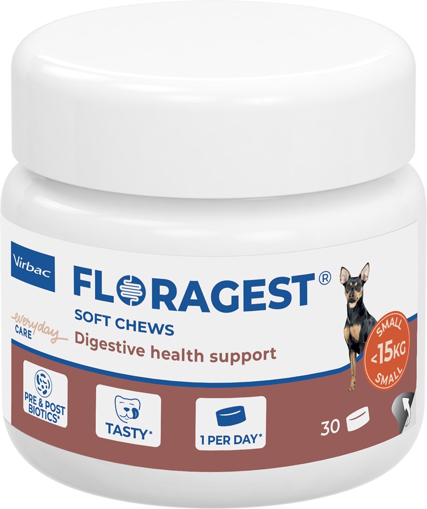 Virbac Floragest Hund S 30 st