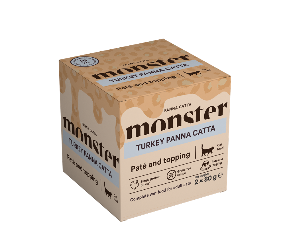 Monster Cat Panna Catta Turkey 2-pack 80 g