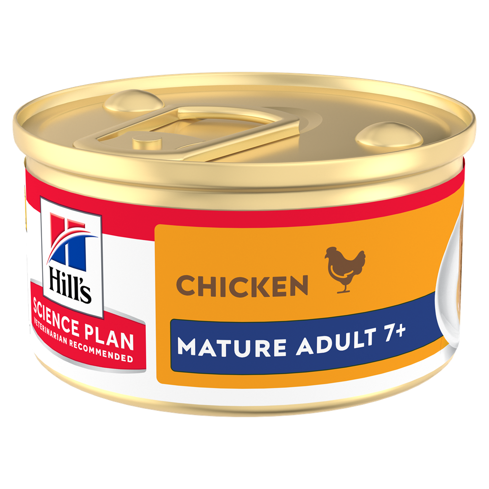 Hill's Science Plan Feline Mature Mousse Chicken 12x85g