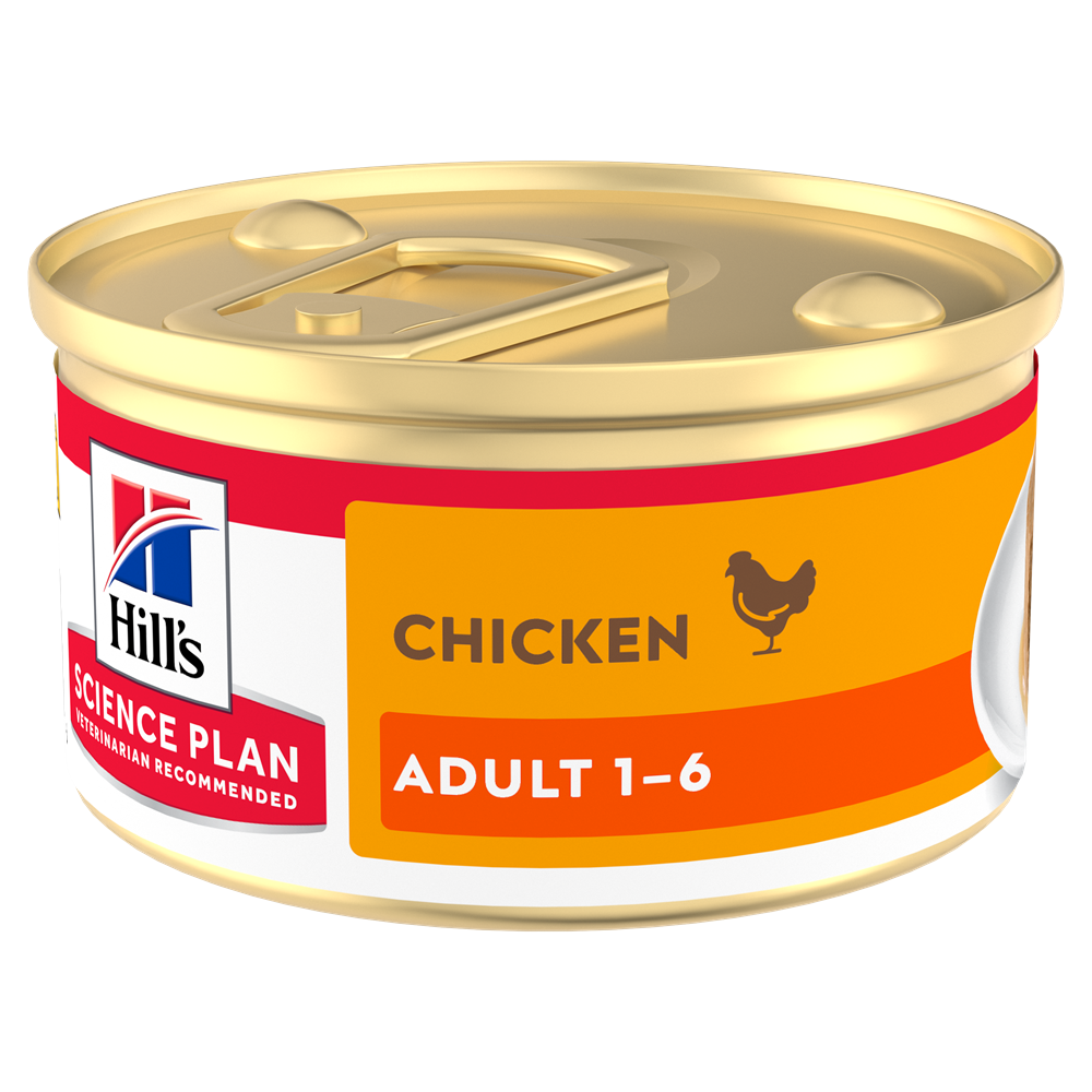 Hill's Science Plan Feline Adult Mousse Chicken 12x85 g