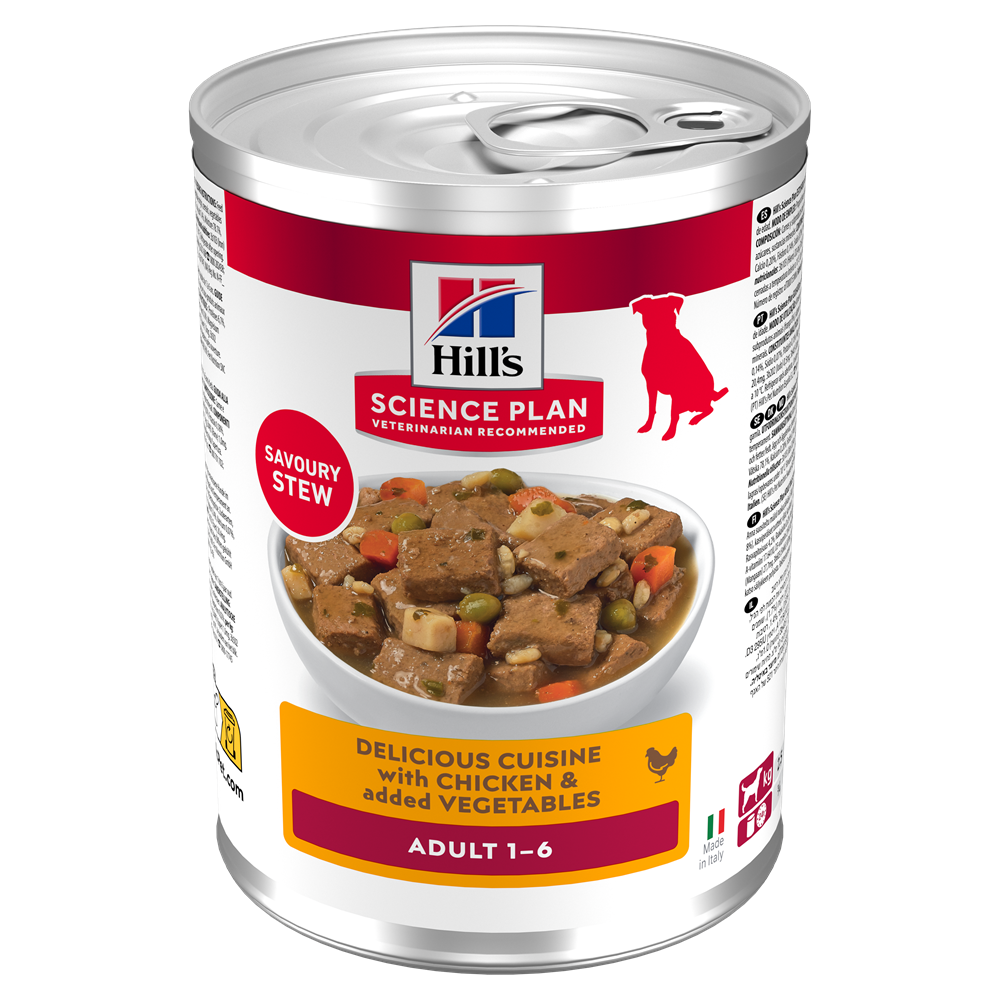 Hill's Science Plan Canine Adult Stew Chicken &amp; Vegetables 12x363 g
