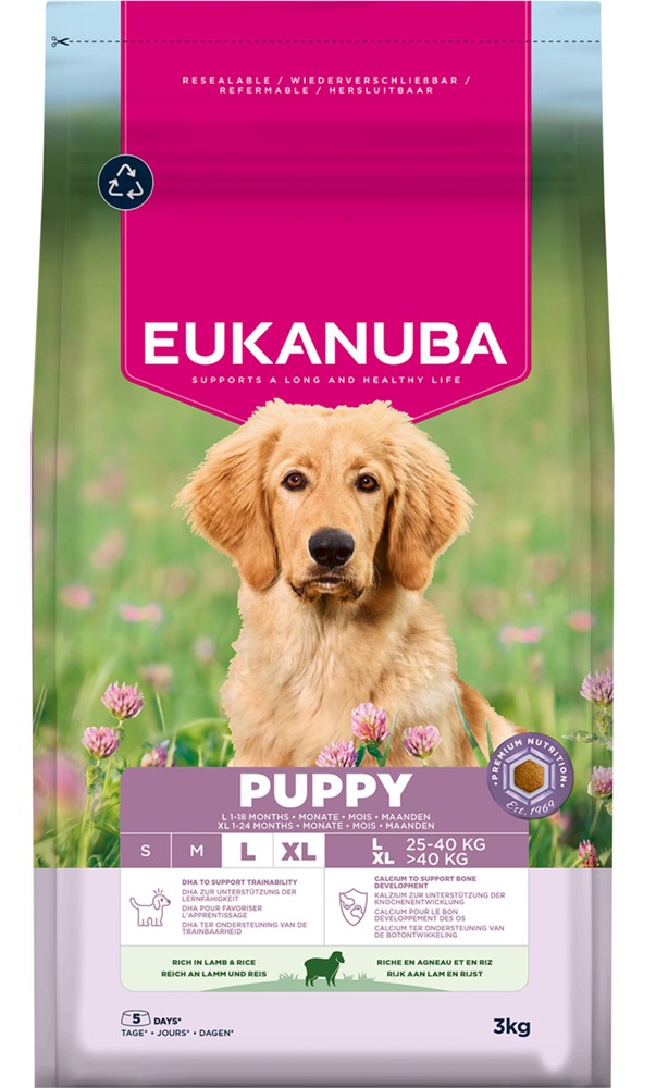 Eukanuba Dog Puppy Large Lamb & Rice 3 kg