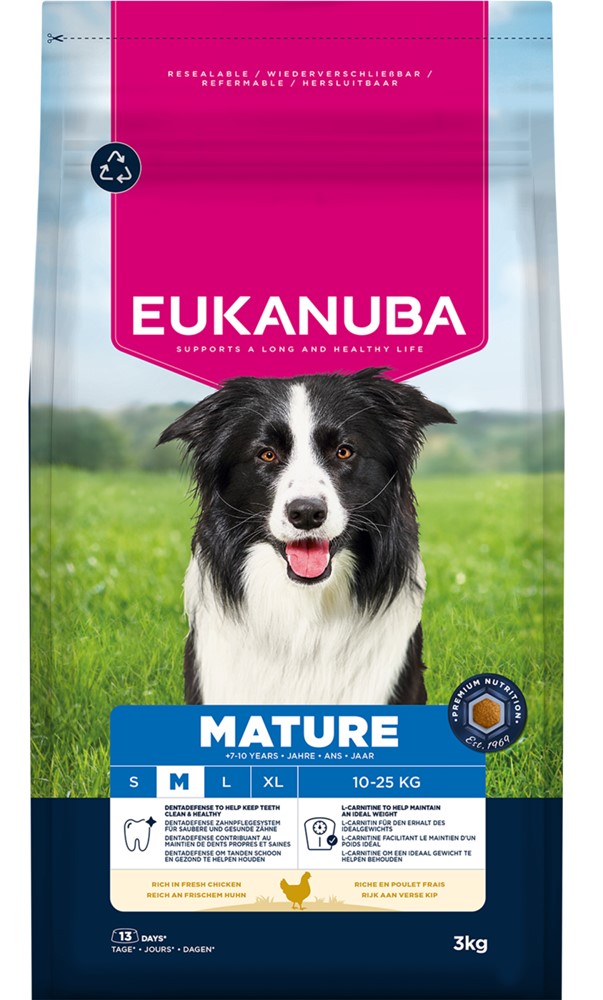 Eukanuba Dog Mature Medium Breed Chicken