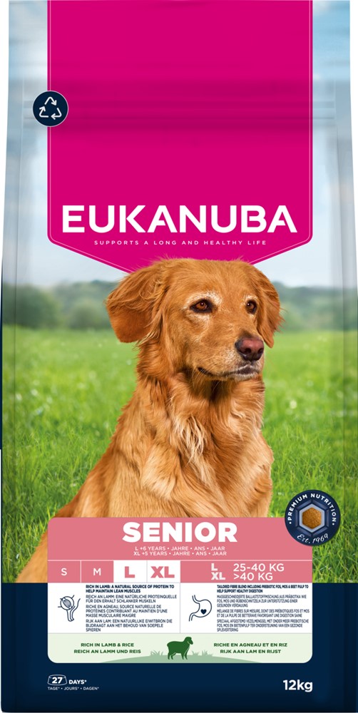 Eukanuba Dog Senior Large Breed Lamb & Rice