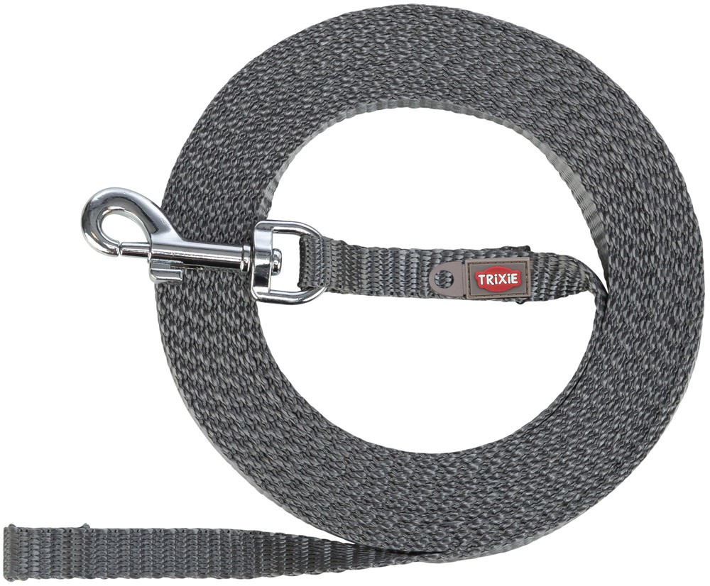Trixie Spårlina Hund Ultralätt 5 m × 10 mm Grafit