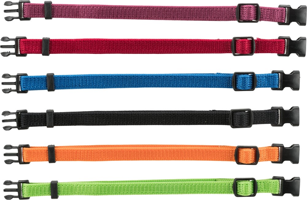 Trixie Junior Valphalsband 6-pack S/M 17&ndash;25 cm F&auml;rgmix