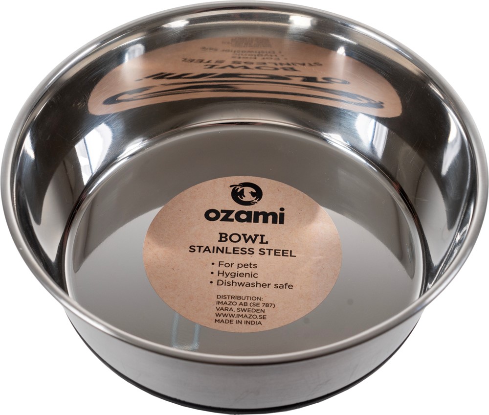 Ozami Hundskål Rostfri Antislip Tung 1900ml 20cm