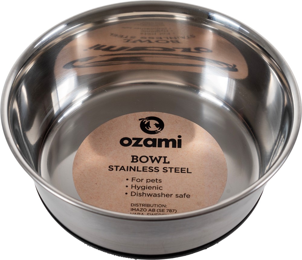 Ozami Hundskål Rostfri Antislip Tung 1100ml 16cm