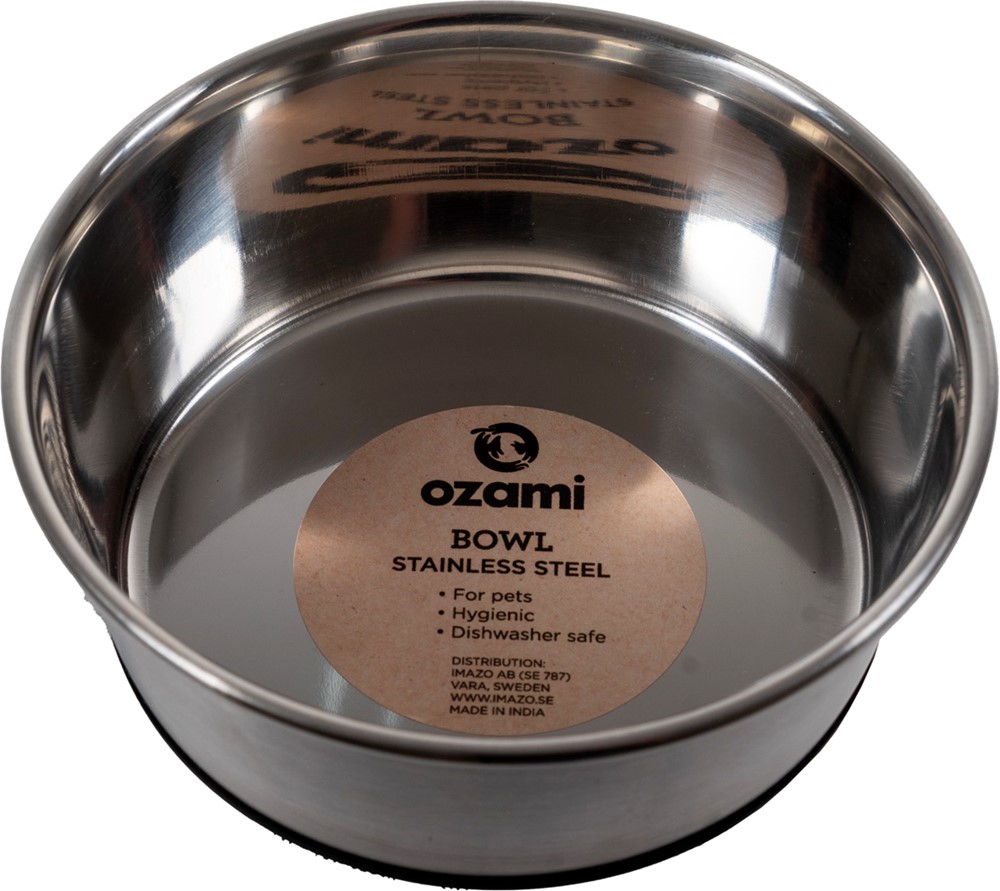 Ozami Hundskål Rostfri Antislip Tung 570ml 13cm