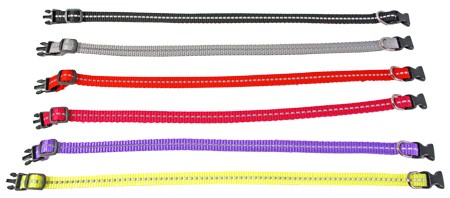 ALAC Valphalsband Reflex Lila Justerbart 10mm x 22-35cm