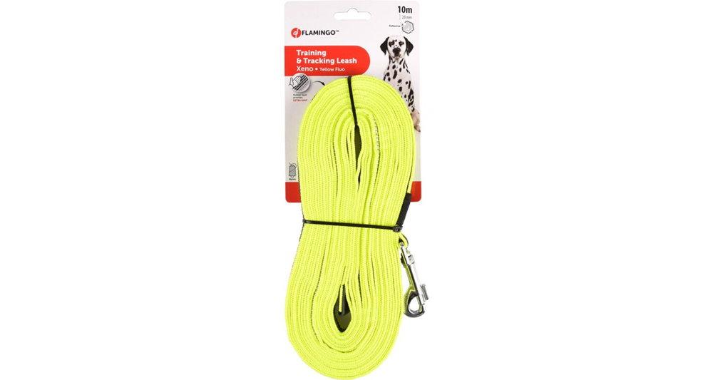 Flamingo Xeno Fluo Reflex Spårlina Hund 10 m