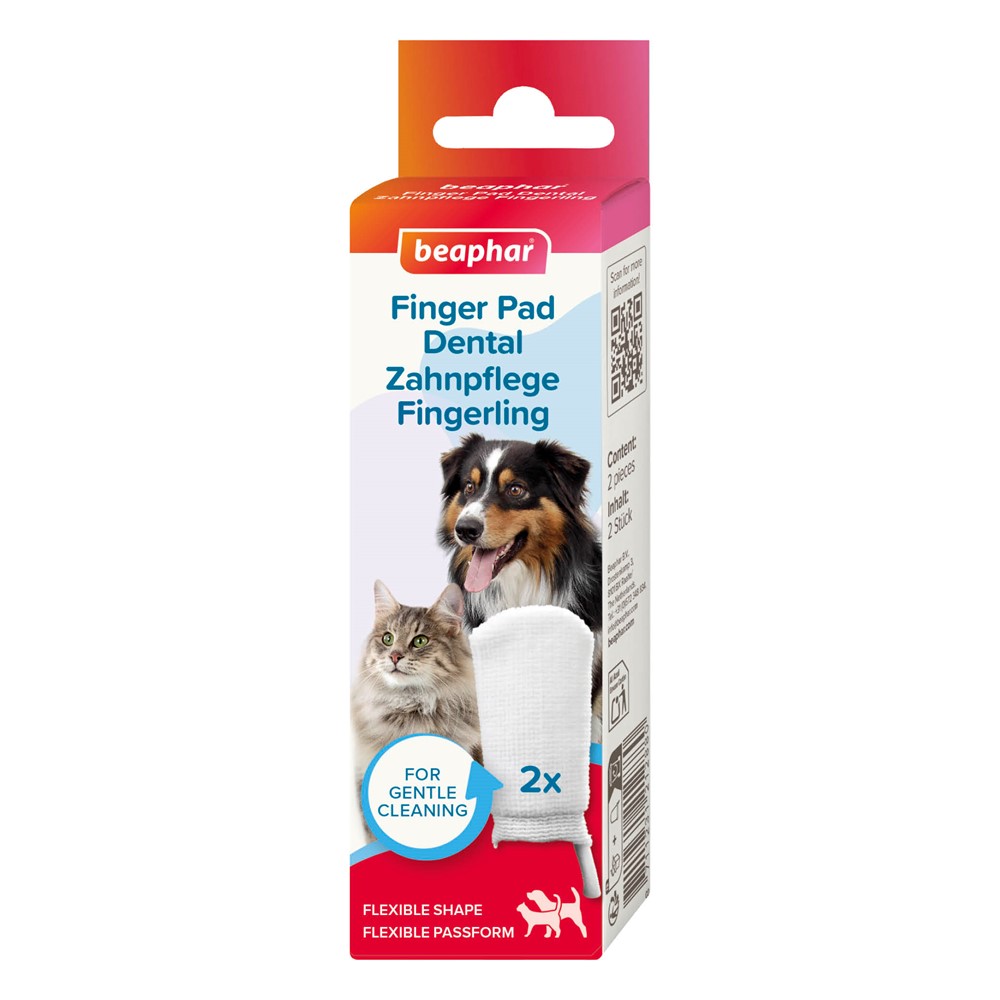Beaphar Fingertandborste Hund & Katt 2 st