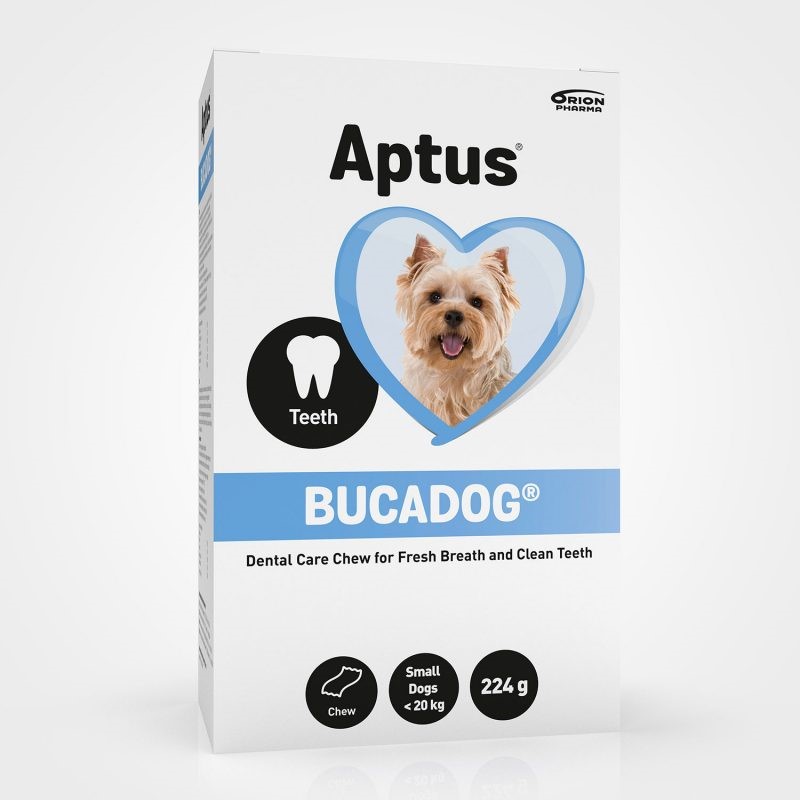 Tandvård Orion Pharma Aptus Bucadog Small 224g