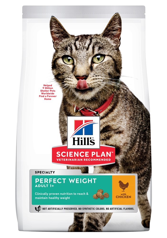 Hill's Science Plan Feline Adult Perfect Weight Chicken 2,5 kg