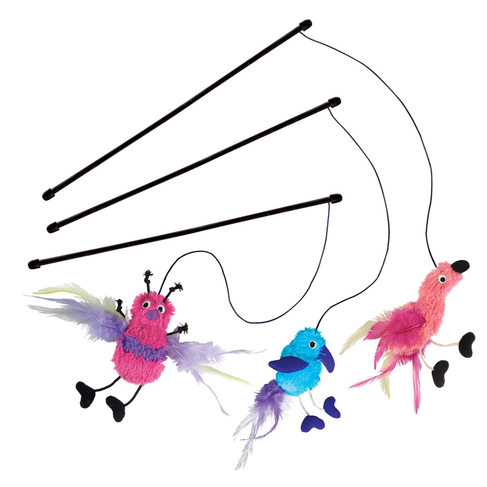 Kattleksak KONG Feather Teaser