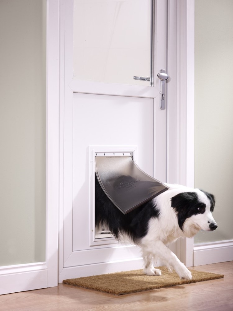 Hunddörr PetSafe Staywell Vit Aluminium L