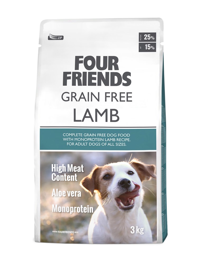 FourFriends Dog Grain Free Lamb 3 kg