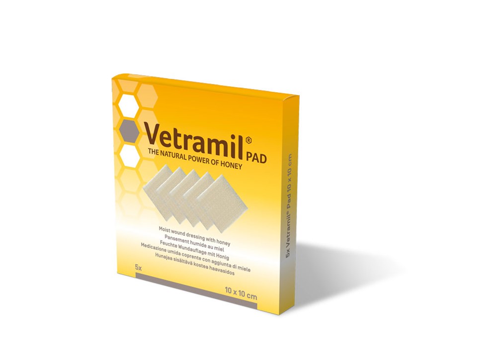 Kompress Vetramil Pad 10x10 cm 5 st