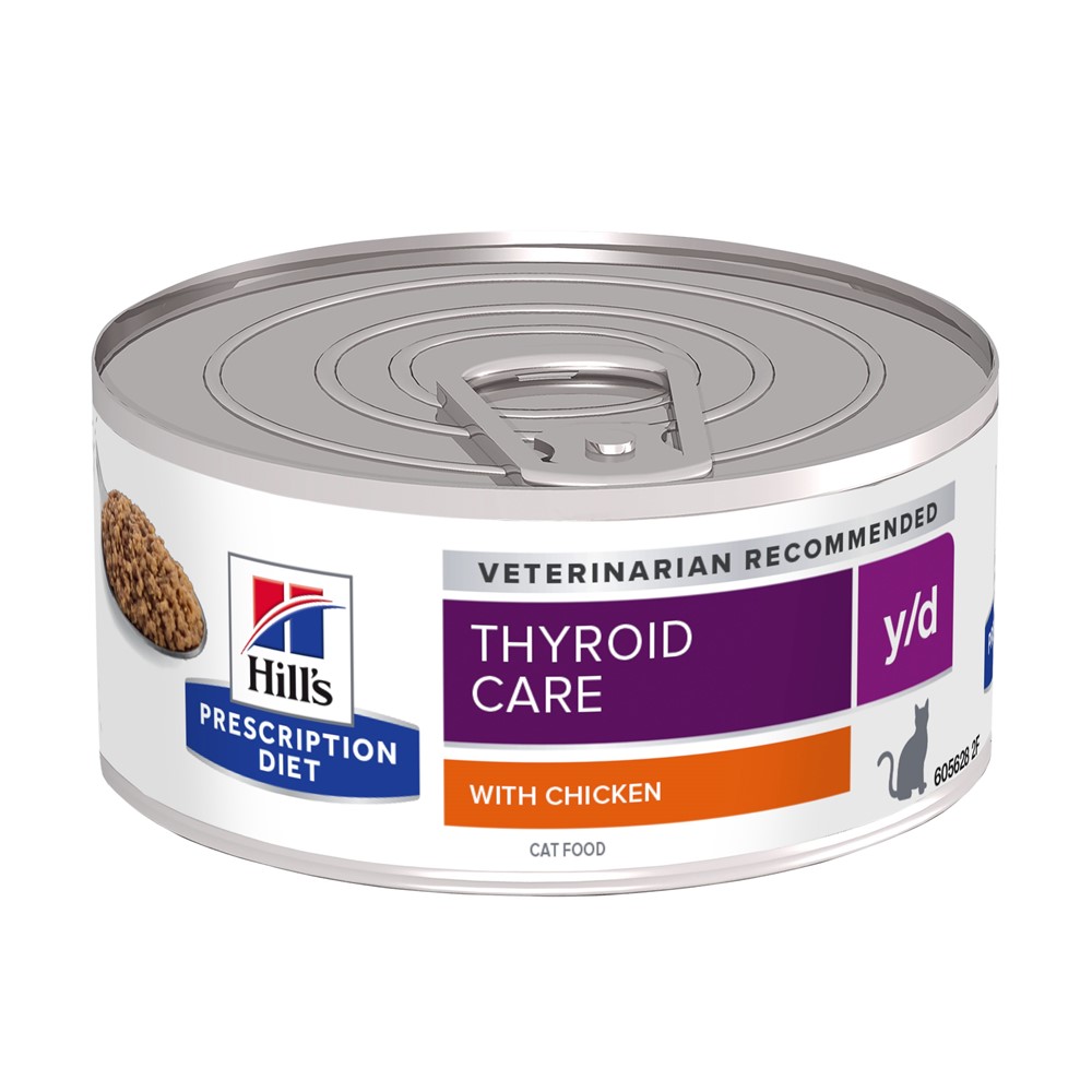 Hill's Prescription Diet Feline y/d Thyroid Care 24x156 g