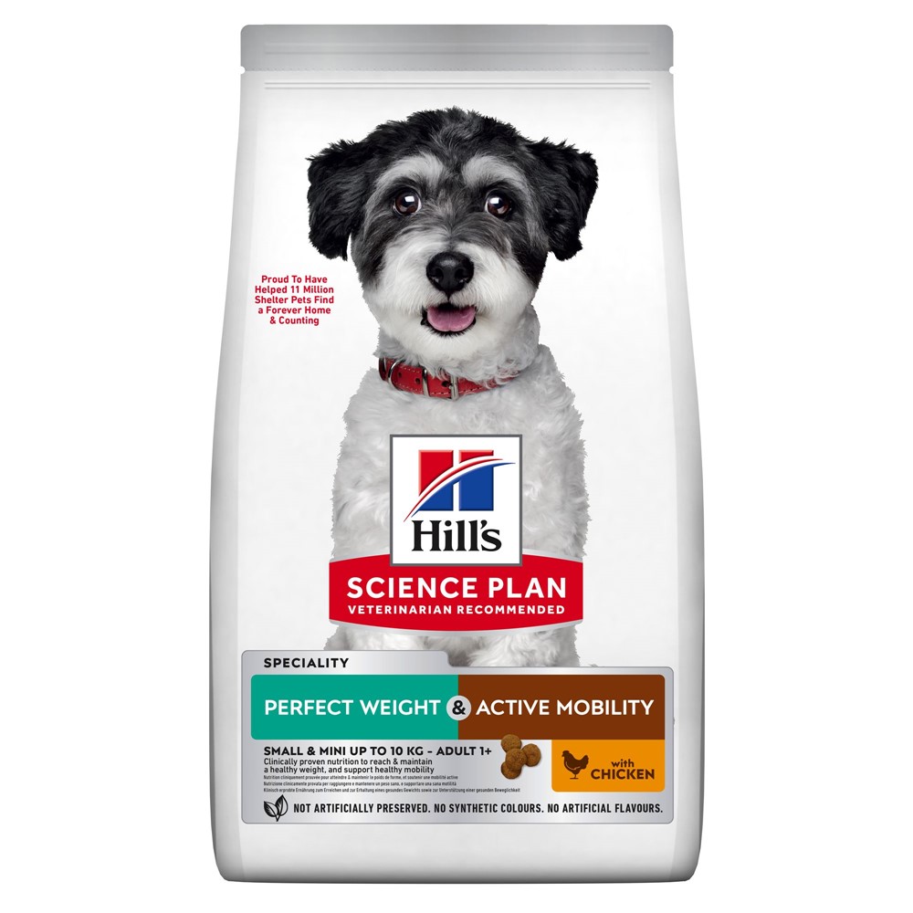 Hills Science Plan Canine Adult Perfect Weight & Active Mobility S&M Chicken 6 kg