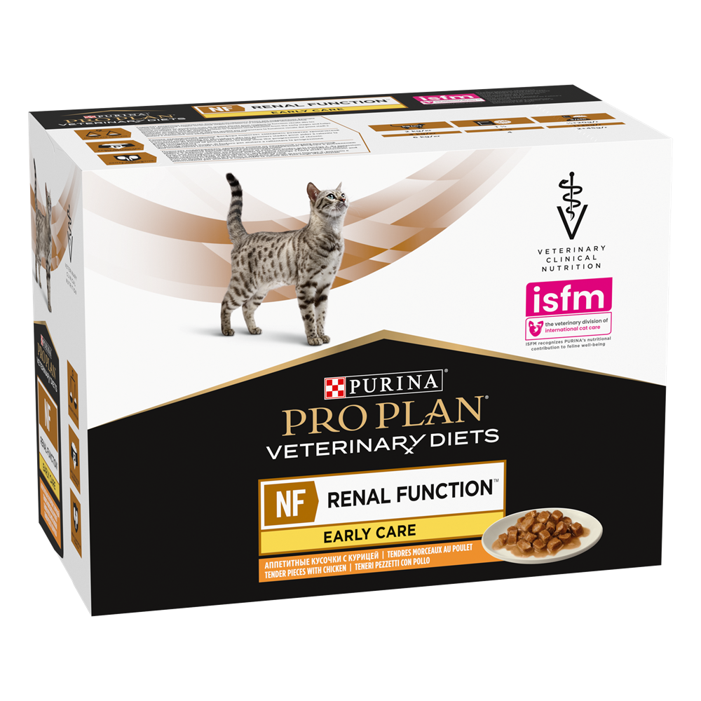 Purina Pro Plan Veterinary Diets Feline NF Early Renal Function wet Chicken 10x85 g