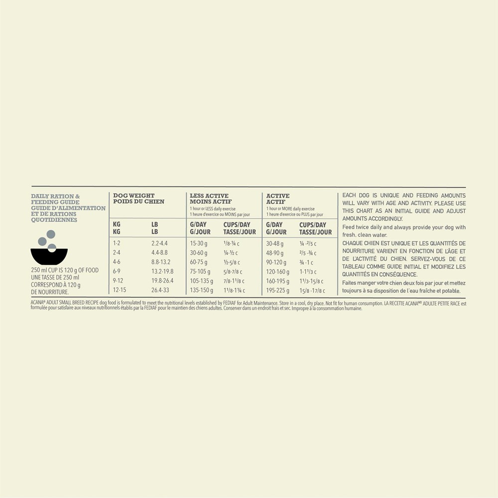 Acana Adult Small Breed Recipe 6 kg | Vetapotek