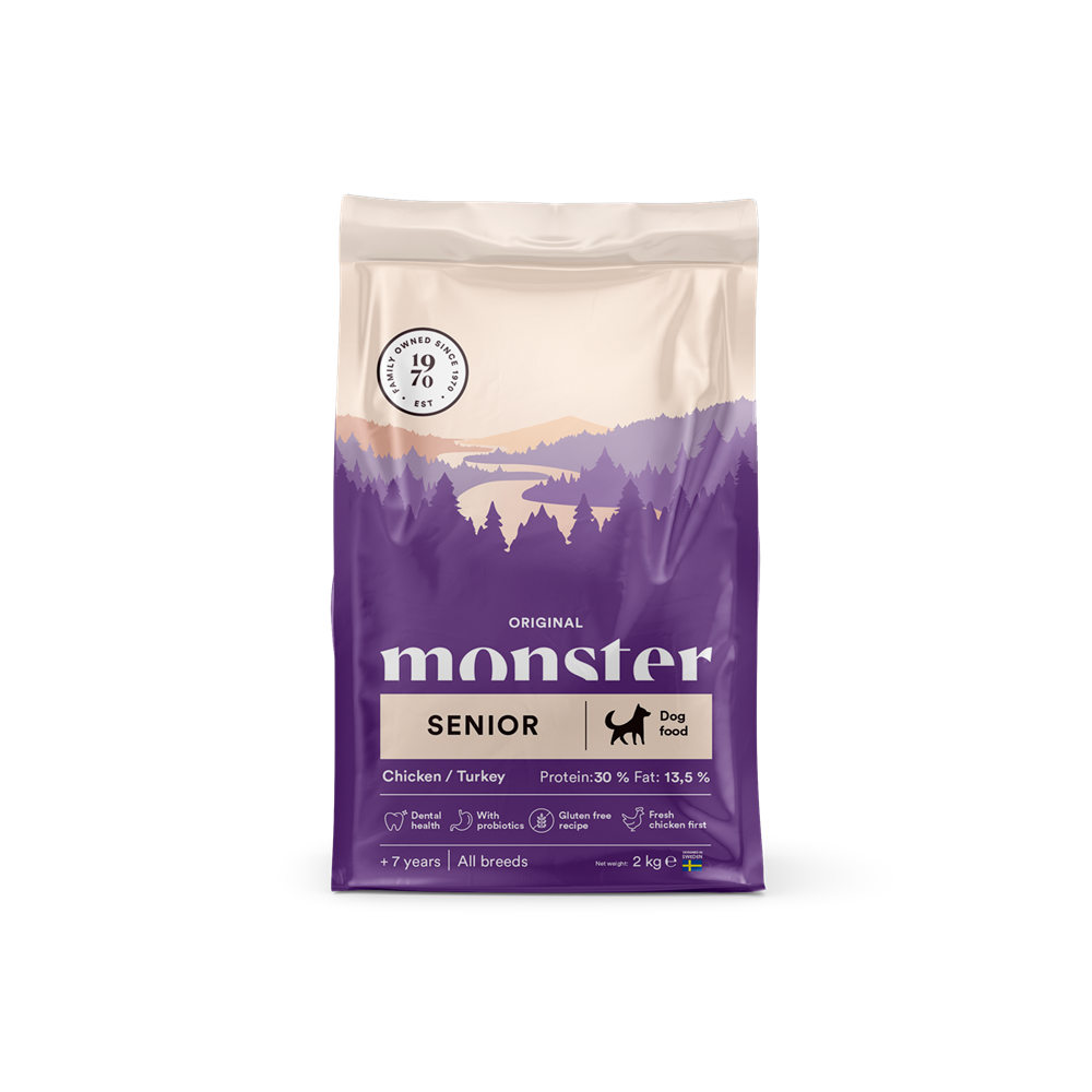 Monster Dog Original Senior Chicken & Turkey 2 kg