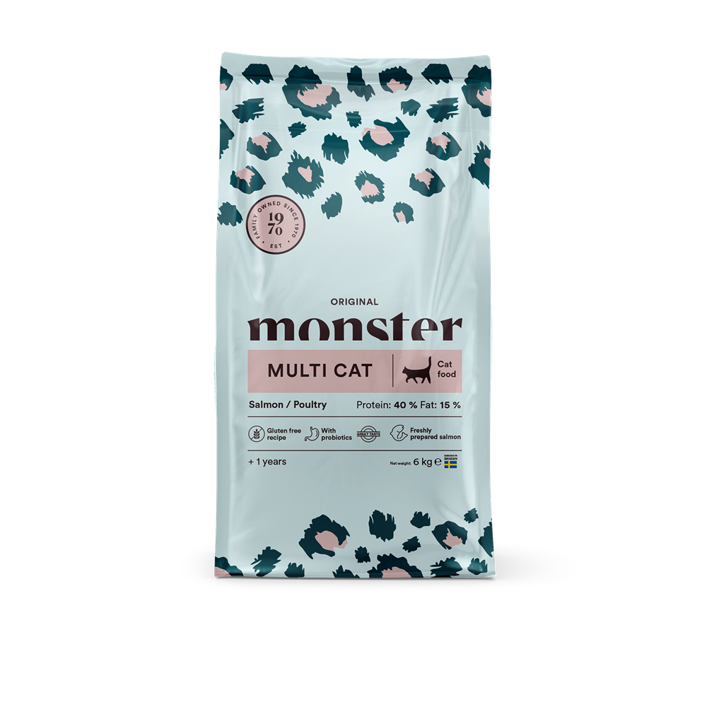 Monster Cat Original Multicat Salmon & Poultry 6 kg