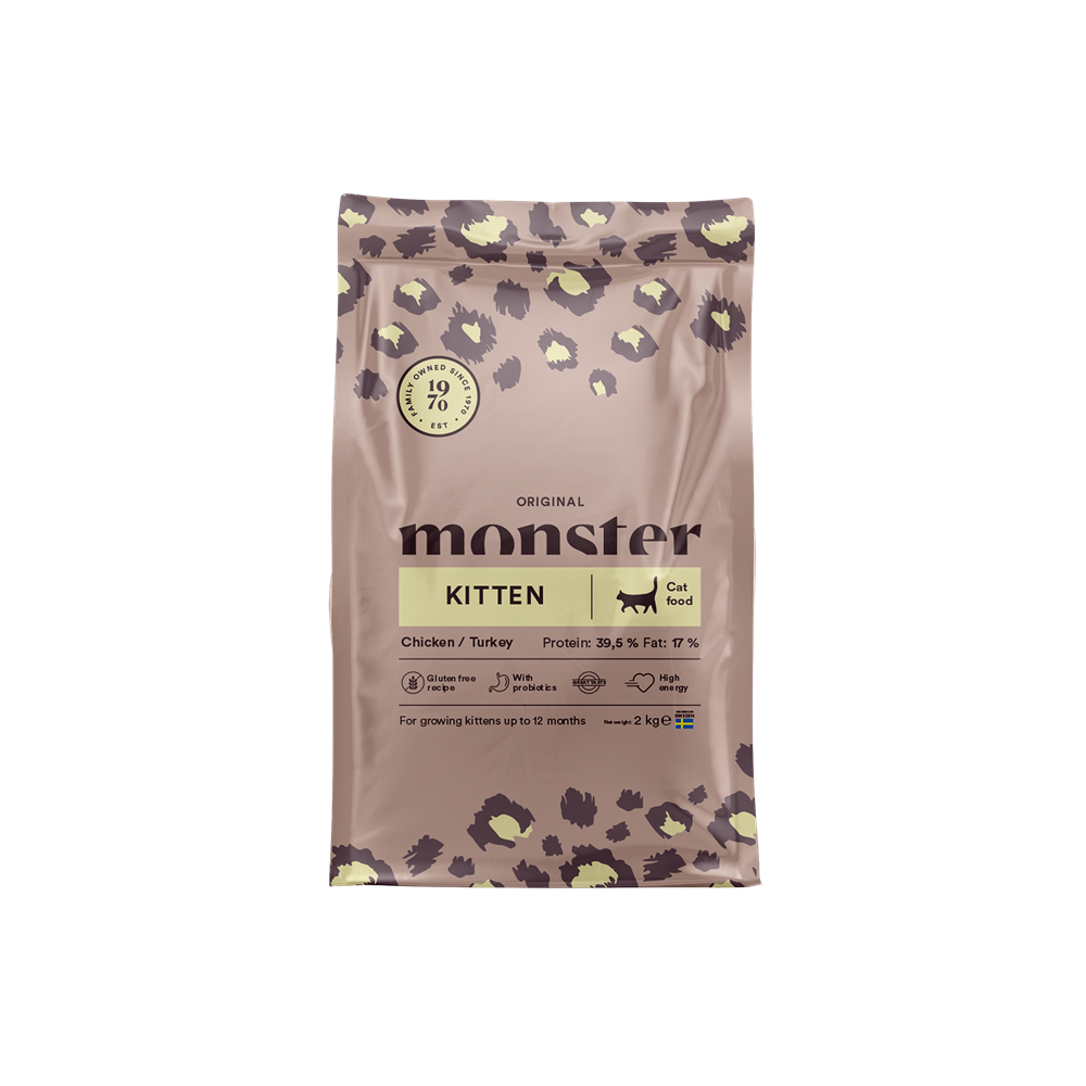 Monster Cat Original Kitten Chicken & Turkey 2 kg