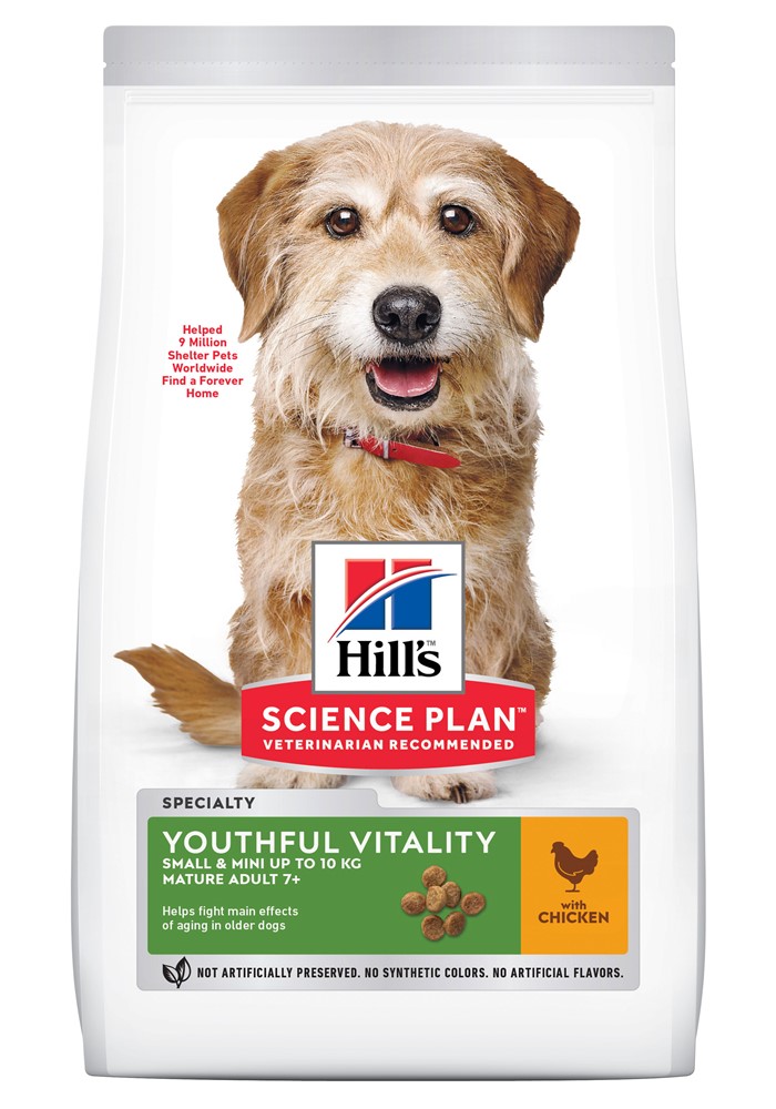 Hill's Science Plan Canine Senior Vitality Small & Mini Chicken 6 kg