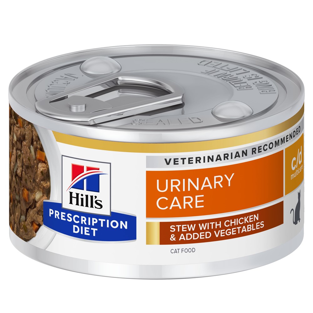 Hill's Prescription Diet Feline c/d Stew Chicken & Vegetables 24x82g