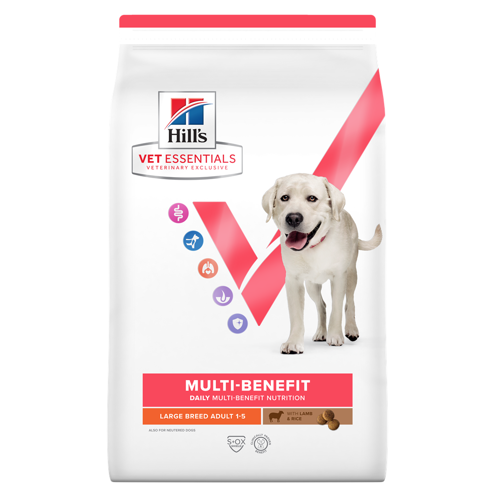 Hill's Vet Essentials Canine Adult Multi-benefit Large Breed Lamb & Rice 14 kg