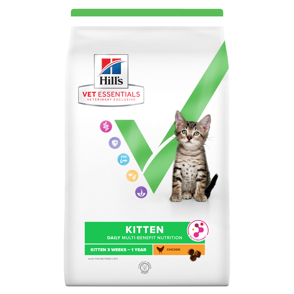 Hill's Vet Essentials Kitten Multicare Growth ActiveBiome+ Chicken 3 kg