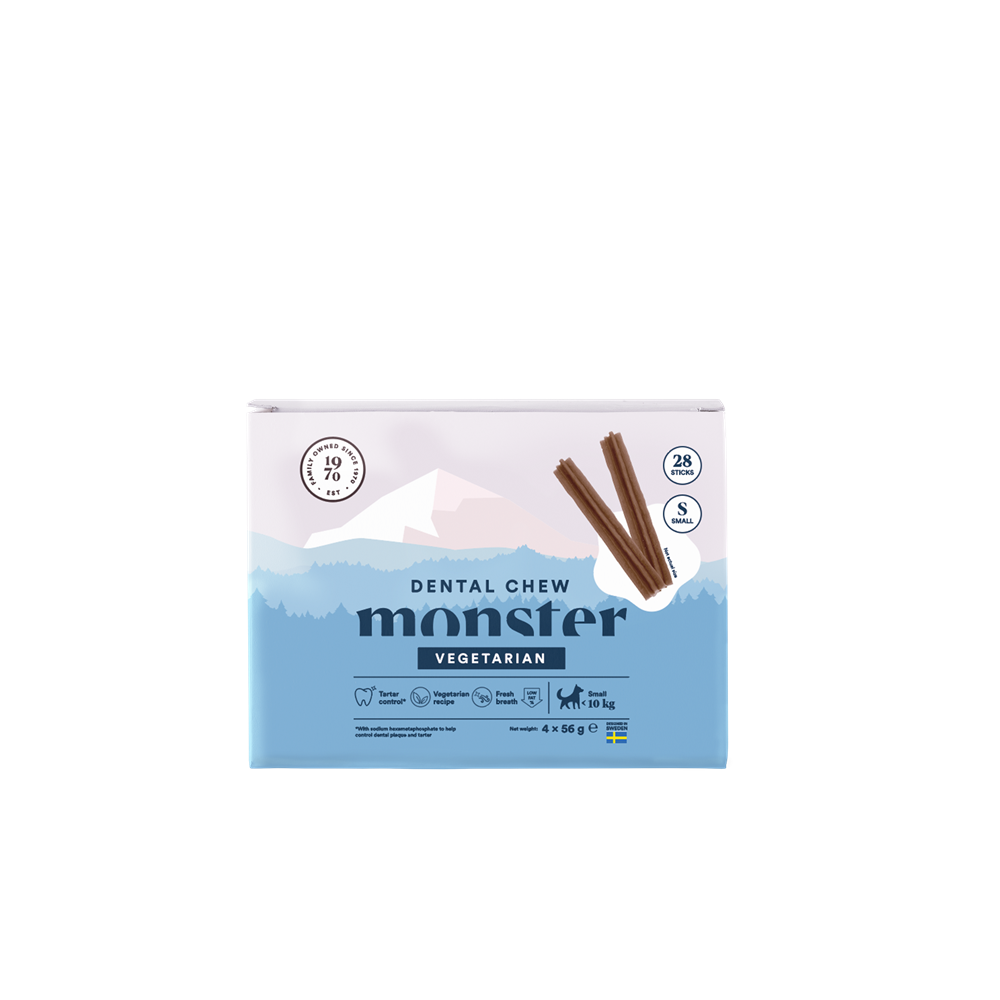 Tuggpinnar Monster Dog Dental Chew Vegetarian Sx28 st