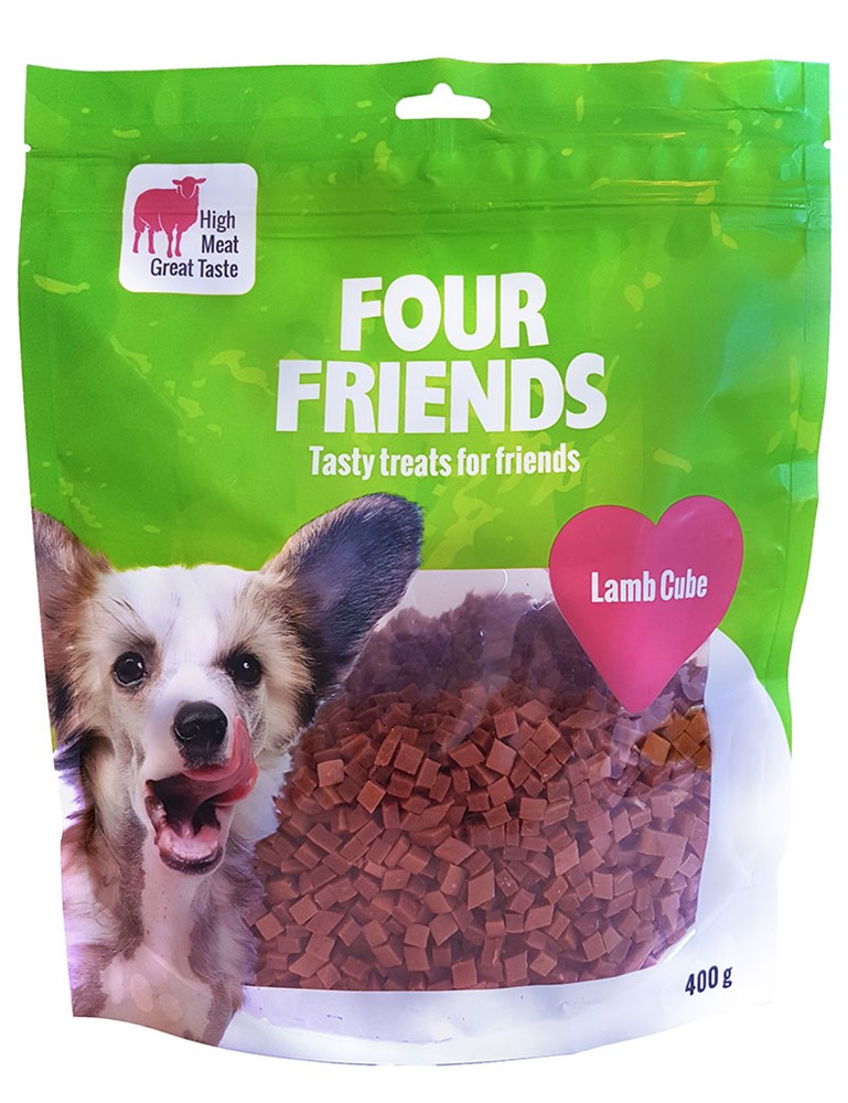 Belöningsgodis FourFriends Lamb Cube 400g