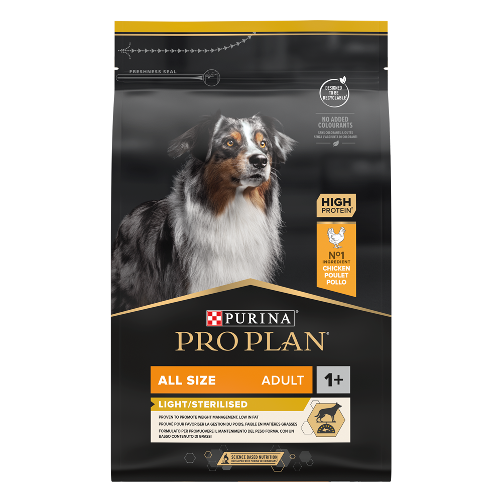 Purina Pro Plan All Sizes Adult Light/Sterilised 3 kg